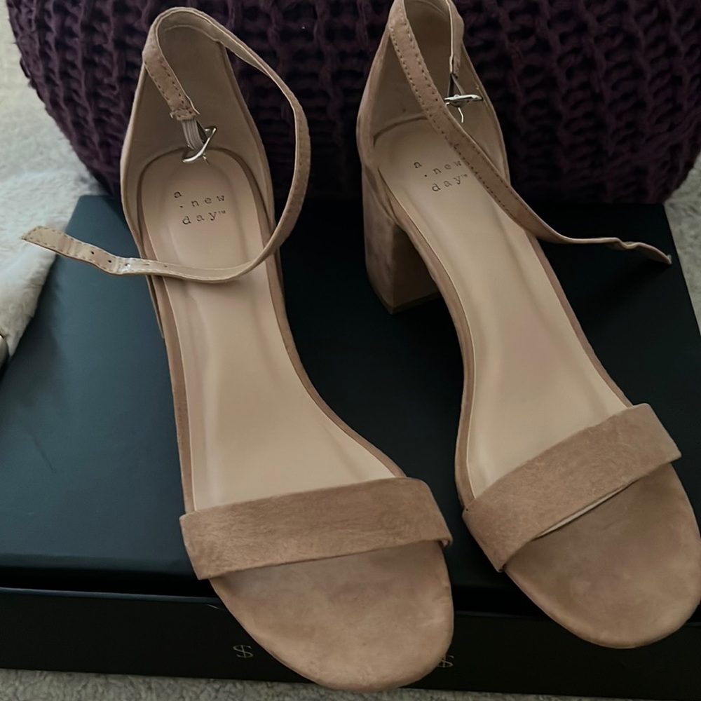 brown heels